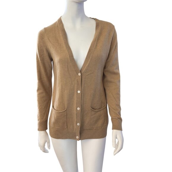 Cardigan Sweater Old Money Preppy Gap Merino Wool Blend - Picture 1 of 4